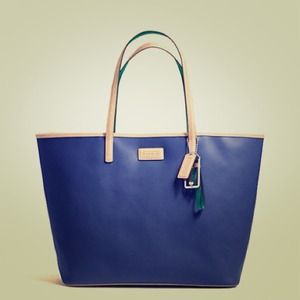 Coach leather tote bag