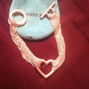 Retired Tiffany heart bracelet
