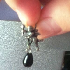 Cherub dangle earrings