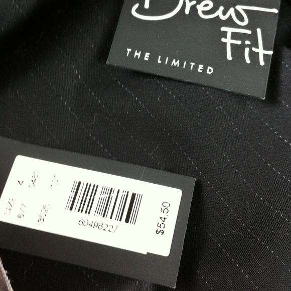 Capris, pinstripe black/white The LIMITED Drew Fit - Picture 3 of 4