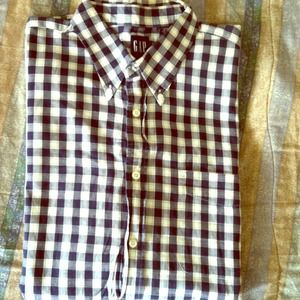 Gap L Sleeve Stripped Shirt