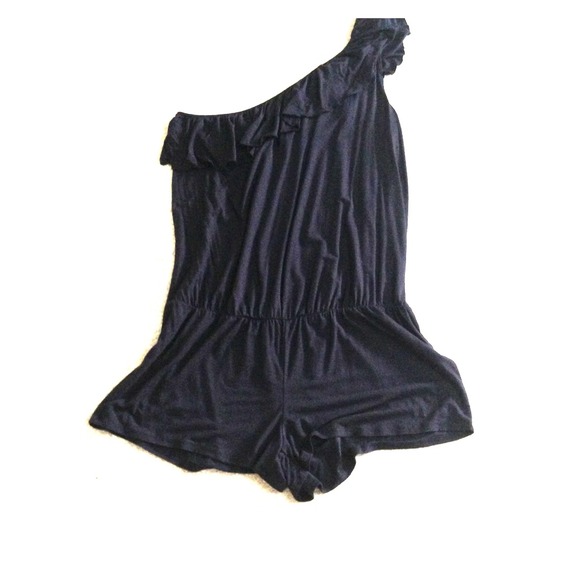 Sold! Victoria's Secret coverup black romper