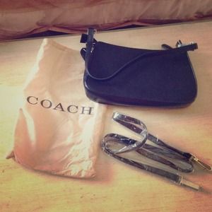 Black Signature Coach handbag