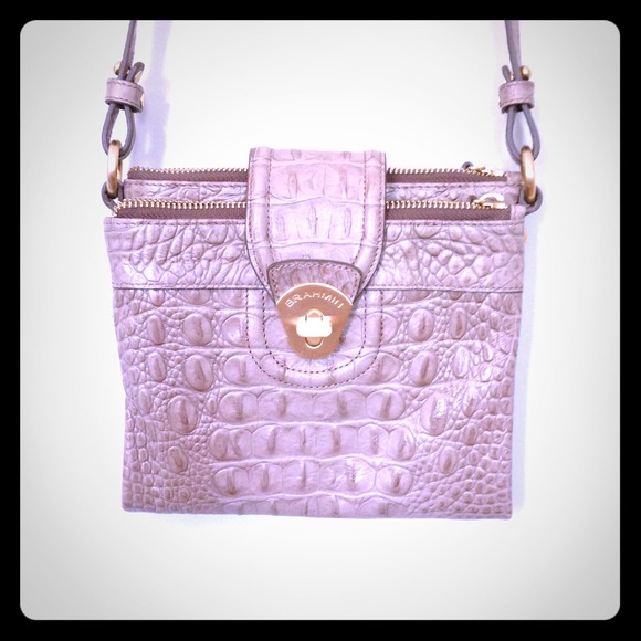 brahmin gold purse