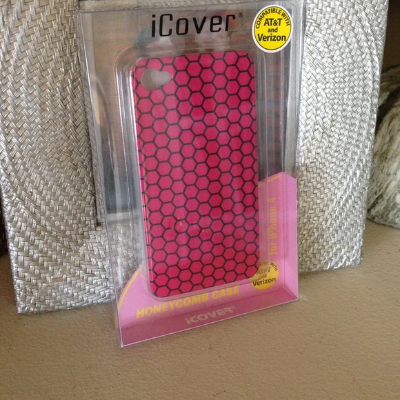 Pink Honeycomb iPhone 4 Case
