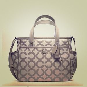 Coach baby bag
