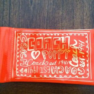 👓Soft case coach poppy sunglasses case