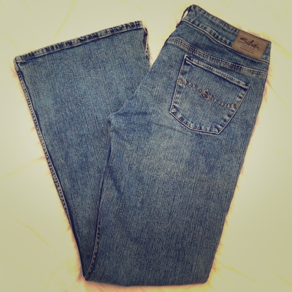 🚫SOLD🚫 Silver Matrix Jeans 31x33 - 109 - Picture 1 of 3