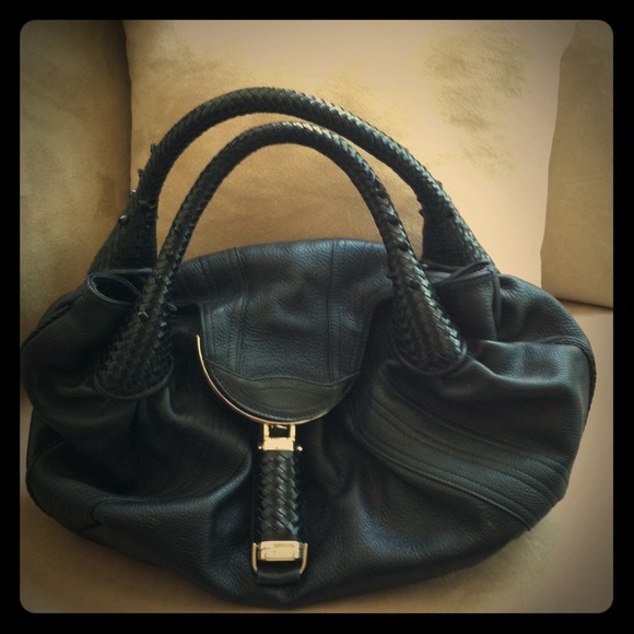 Black Fendi handbag