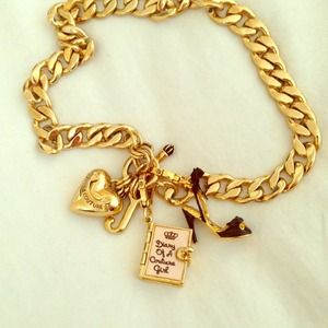 Authentic NEVER WORN Juicy Couture necklace!