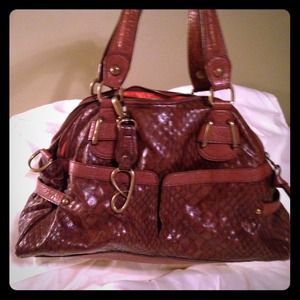 Jessica Simpson brown leather purse