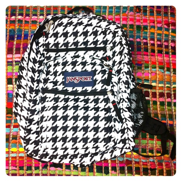 💚REDUCED💚 Jansport Houndstooth Backpack