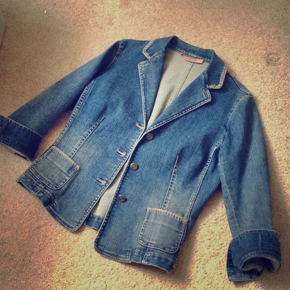 Gianni Bini fitted denim jacket - size S