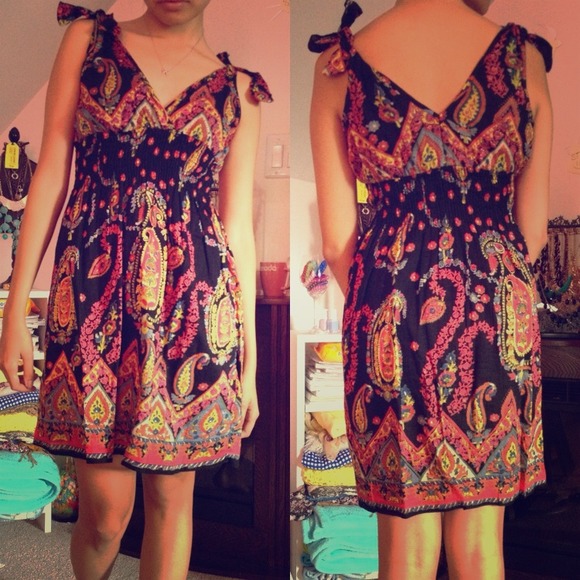 Paisley Print Sundress