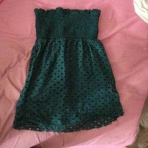 Sleeveless Dark Green Summer Dress!