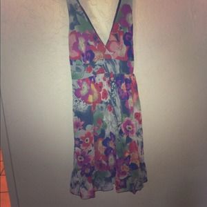 Flower print dress