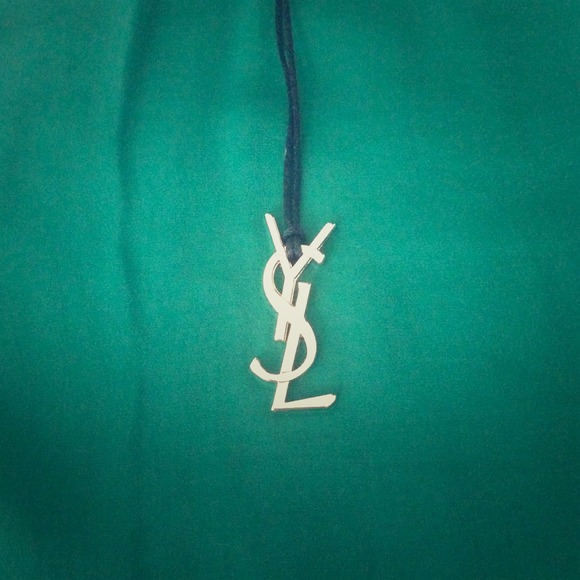 YSL logo necklace