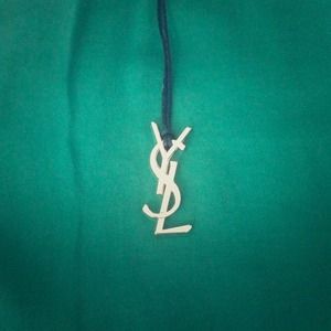 YSL logo necklace