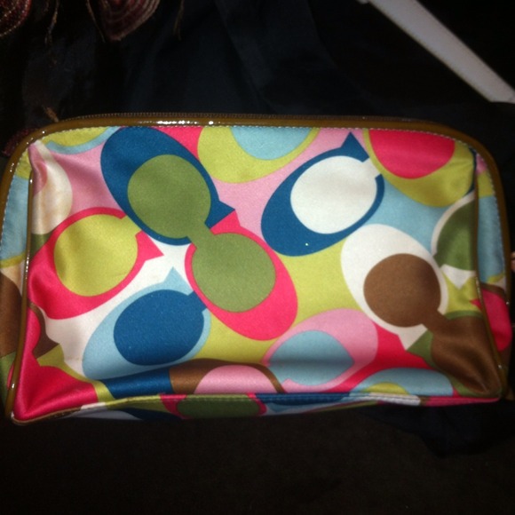 Coach small make up bag