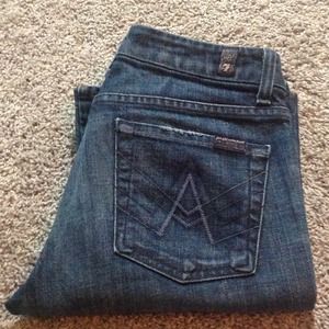 SEVEN 7 FOR ALL MANKIND SZ 28 inseam33