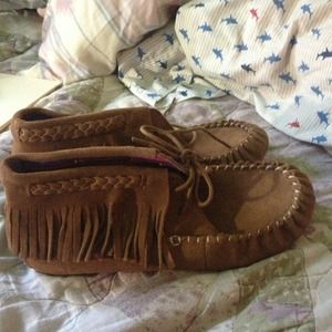 Fringe Moccasin Booties