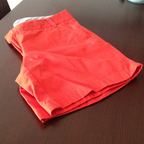 🚫SOLD🚫J. Crew orange Chino shorts