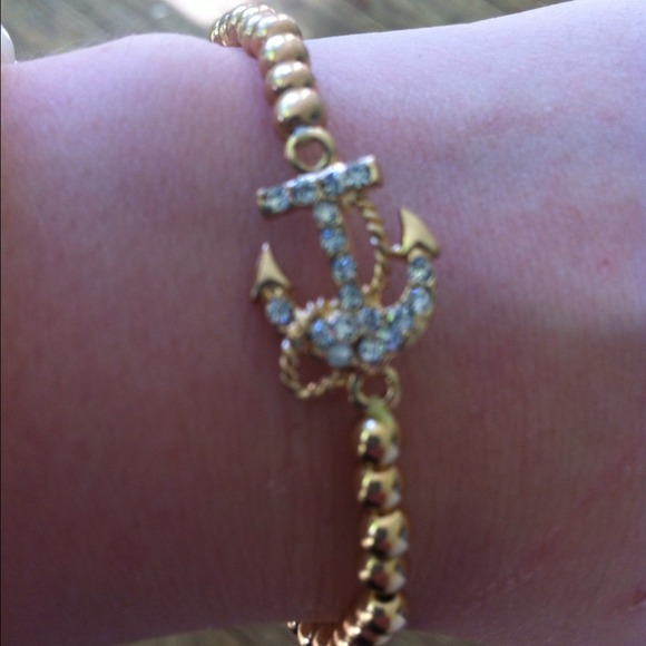 🚫SOLD🚫Gold Anchor on a gold bead - Picture 3 of 4