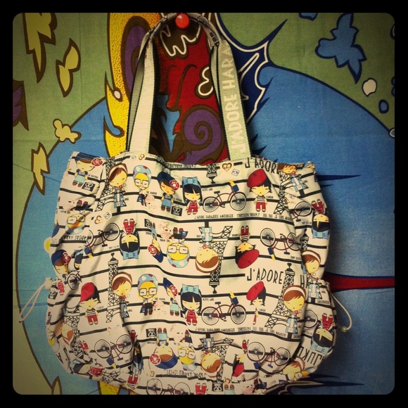 Harajuku Lovers Printed Hobo Bag