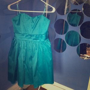 Teal dress