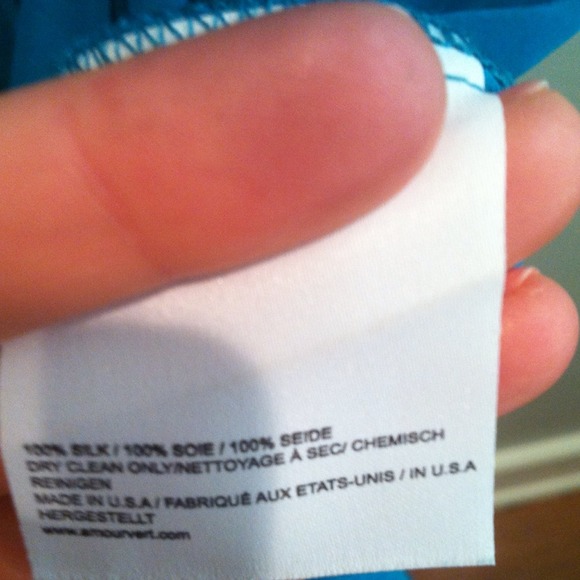 Beautiful 100% silk turquoise dress - Picture 4 of 4