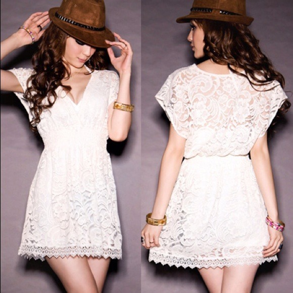 ❣ HOST PICK ❣Cute white lace dress