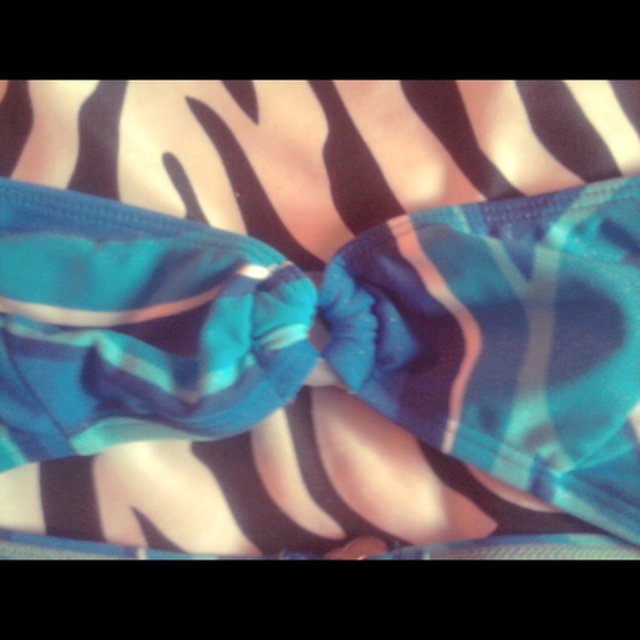 Blue String Bikini Top.👙OBO! :)) - Picture 2 of 3