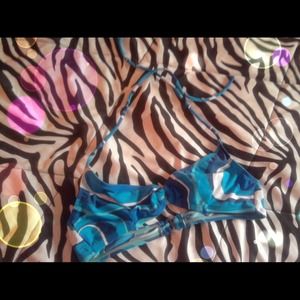 Blue String Bikini Top.👙OBO! :))