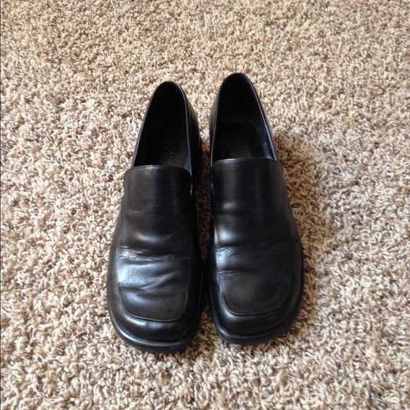 Classic Black Franco Sarto Loafers