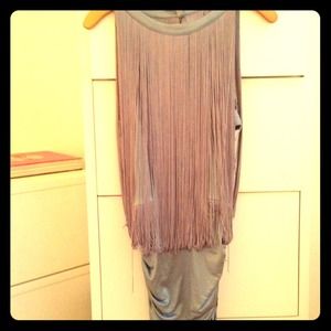 Fringe top bebe dress reserved for vanessie