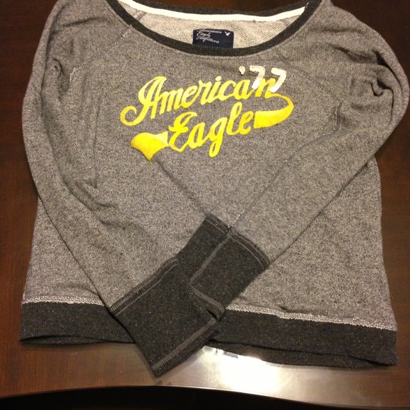 American eagle off the shoulder sweater