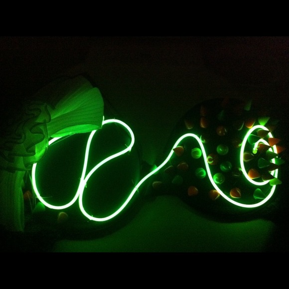Edc style festival light up bra