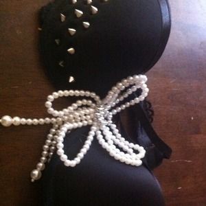 Awesome studded bra can ad lights