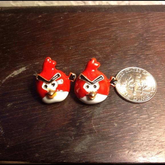 Earrings for those angry bird lovers