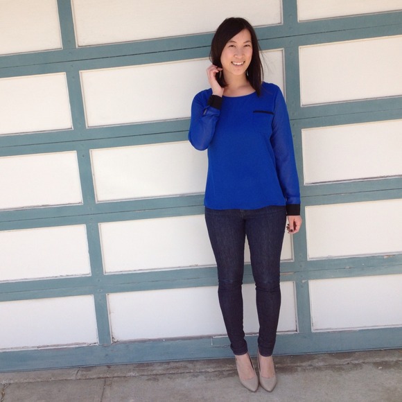 Olive & Oak Tops - SOLD Blue Top