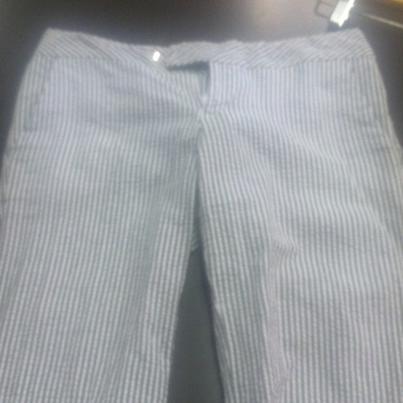 Seer Sucker Shorts!  Nautical Blue and White!