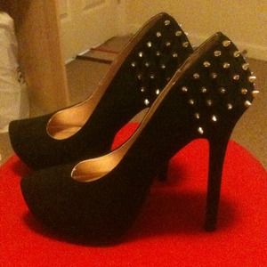 f21 Spiked Stiletto Heels