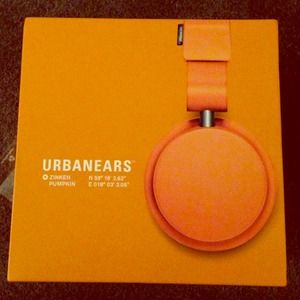 Urbanears Zinken Pumpkin Headphones - Brand New
