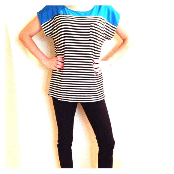 Loose striped blouse