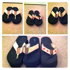 J. Crew flip flop wedge bundle. FOR SALE