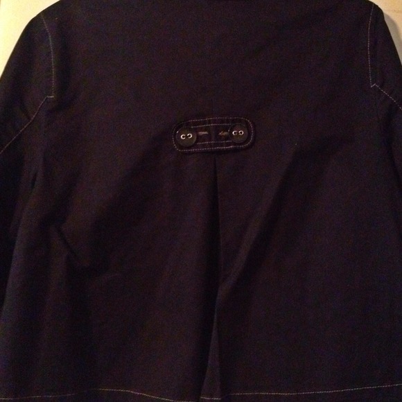 Black with white stitching,lightweight jacket - Picture 3 of 3