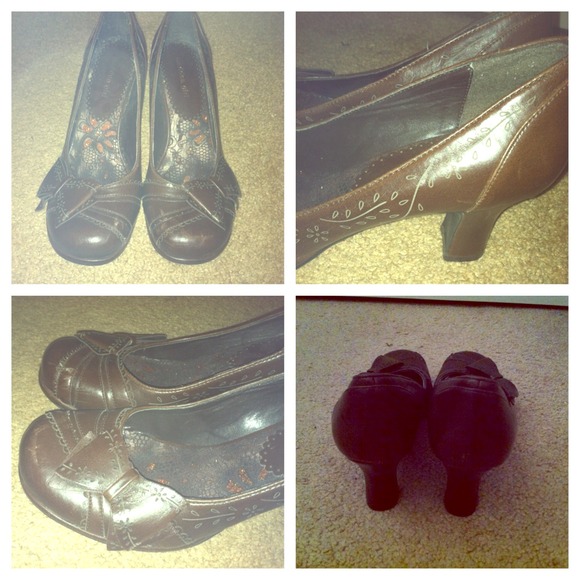 Madden Girl brown heels.