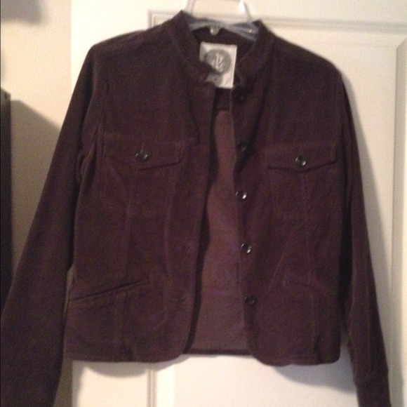 Vintage Dockers gray cord button up blazer - Picture 1 of 3