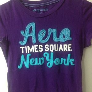 purple tshirt by aero