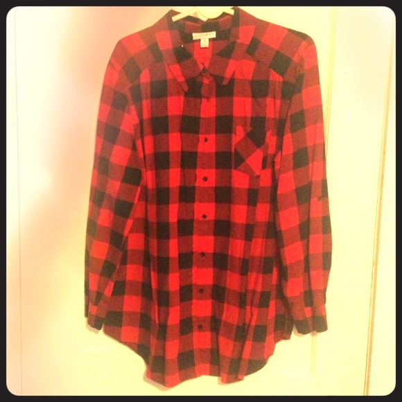 Fashion Bug Plaid Button Down